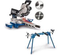 Scheppach Scie à onglets HM216 + support UMF1550 - Ø 216mm - 2000W