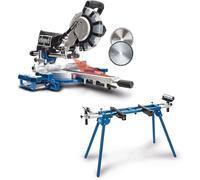 Scheppach Scie à onglets radiale HM254SPX + support UMF1600 inclus