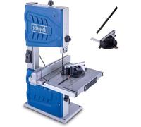 Scheppach Scie à Ruban HBS261 | 550 W | Vitesse du ruban 720/1000 m/min | Hauteur de coupe 130 mm | Déchargement 245 mm | Table de scie inclinable 0° - 45°