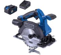 Scheppach Scie circulaire BC-HCS165-X - Brushless - 1 bat 4Ah + chargeur