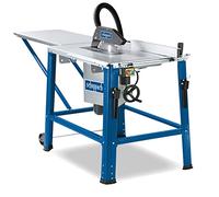 Scheppach Scie circulaire de table HS120o avec dispositif de déplacement | 2200W | Hauteur de coupe 83mm | Lame Ø315mm - 24 dents | Inclinable jusqu'à 45° | Rallonge de table & butée longitudinale