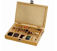 Scheppach Set d'outils 103 pièces Mallette en bois pour scie à chantourner 88002730