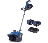 Scheppach Souffleuse à neige sans fil BC-SNB410-X - Série IXES 20 V - Largeur de 40 cm - Portée de lancer 6 m - Hauteur de neige 20 cm - Direction d'éjection réglable - Avec batterie 2 x 4 Ah et