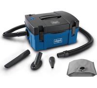Scheppach Système d'aspiration HD2P 3en1 Aspiration 1250W | Aspirateur avec fonction de soufflage | Débit d'air 120m³/h | Capacité de remplissage 5L | 3 embouts de buse inclus