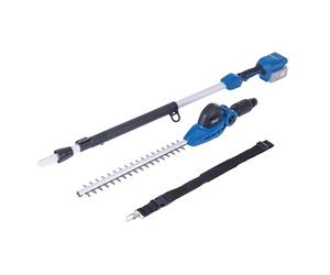 Scheppach Taille-Haies télescopique sans Fil 20V C-PHS410-X - Longueur de Coupe 410 mm - diamètre des Branches Max. 16 mm - Vitesse de Coupe 1200 TR/Min - Perche 2,6 m - sans Batterie ni Chargeur