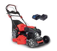 Tondeuse thermique à démarrage hybride Scheppach MS225-56E, 224 cm³ / cc 56 cm