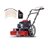 Scheppach Tondeuse débroussailleuse à Gazon à Essence WMP161-56 | 800 m²/h | Largeur de Coupe 56 cm | 4,1 CV / 3 KW | Hauteur réglable 40-95 mm - avec 10 Fils de Rechange