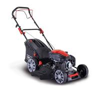 Scheppach Tondeuse Thermique 6en1 PML53-225S - 224 cm³ - Largeur de Coupe 53 cm - Hauteur de Coupe 25-75 mm - bac 65L