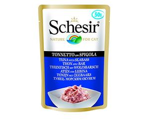 Schesir 0103201 Cat Thon avec Bar 50 g