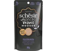 Schesir ad velvet cat Chicken & Duck 12x80 gr Schesir - Malanico