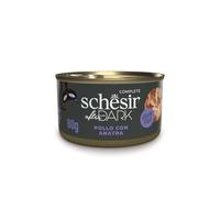 Schesir After Dark, Goût de Poulet avec Canard en Filets, Nourriture Humide complète pour Chats Adultes (boîtes de 12 x 80 g)