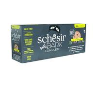 Schesir After Dark, Goût Variety Pack en pâté, Nourriture Humide complète pour Chats Adultes (12 boîtes de 80 g)