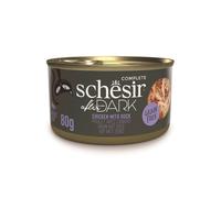 SCHESIR After Dark Poulet au bouillon de canard, nourriture humide pour chats, 80 g