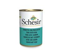 SCHESIR Aliment complémentaire pour chats au thon et au jambon 140 g