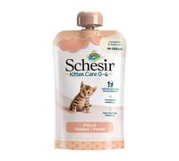 SCHESIR-Aliment humide pour chaton poulet en crème Schesir Kitten Care - 150 g