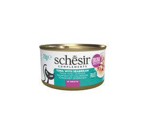 SCHESIR-Alimentation humide bouillon pour chat thon dorade Schesir - 70 g