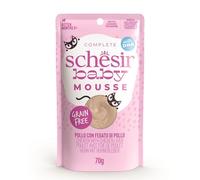 SCHESIR-Alimentation humide en sachet pour chat baby mousse poulet Schesir - 70 g