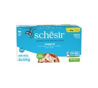 SCHESIR-Alimentation humide pour chat thon en gelée Schesir - 6 x 50 g