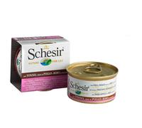 Schesir - Boîte Pâtée Au Thon Et Poulet Avec Riz Au Naturel Pour Chat - 85g