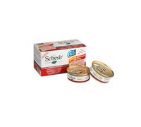 SCHESIR-Boîte pour chat Schesir Poulet Canard + bouillon 6 x 50 g