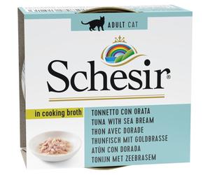 Schesir Bouillon Thon Daurade Boîte 70g