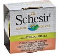 Schesir Cat Bouillon Poulet/Daurade B/ 70Gr C544- Agecom G