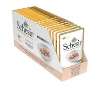Schesir Cat Jelly Thon au Saumon, Nourriture pour Chat Humide, 20 sachets x 85 g