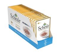 Schesir Cat Jelly Thon Nourriture Humide en gelée pour Chat 20 sachets x 85 g