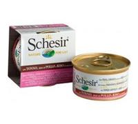 Schesir – Thon, filet de poulet et riz au naturel – 85 g