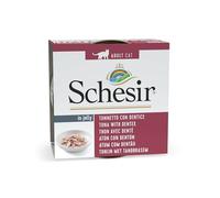 Schesir Chat en gélatine Adulte 85 GR Ton avec Dentice