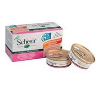 Schesir chat - filets de poulet et jambon en gelée - 6 x 50g