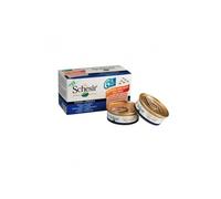 Schesir chat - thon et bar en gelée - 6 x 50g