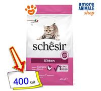 Schesir Chaton Poulet Nourriture Sèche Chats 400 Gr/1,5 Kg