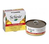 Schesir Dog Poulet avec Ananas, Filets de Poulet avec Ananas, 150 GR