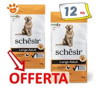 Schesir Chien Grand Entretien Poulet Nourriture Sèche Chiens 12 Kg