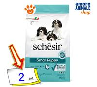 Schesir Chien Petit Chiot Poulet Nourriture Sèche Pour Chiens 2 Kg