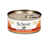 Schesir Dog Fruit Filet de Poulet avec Papaye pour Chien Humide avec Fruits 18 boîtes x 150 g