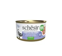 Schesir en Jelly, Ton avec Mérou 12 x 70 g en enveloppe, Nourriture Humide complète pour Chats, sans conservateurs, Mode de pêche Durable