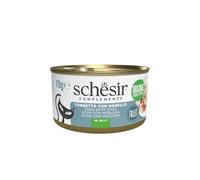 Schesir en Jelly, Ton à l'aloès 12 x 70 g en boîte, Nourriture Humide complète pour Chats, sans conservateurs, Mode de pêche Durable