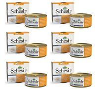 SCHESIR Filets de poulet à l’aloe vera en gelée pour chats 6×150 g