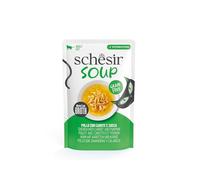 Schesir, Filets de Poulet avec Carottes et Citrouille, Nourriture Humide complémentaire pour Chats, Recette Originale, 100% Naturel, 12 sachets de 40 g