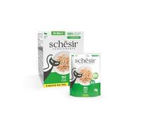 Schesir, Filets de Poulet en gelée, Nourriture Humide complémentaire pour Chats, Recette Originale, 100% Naturel, 6 sachets de 70 g