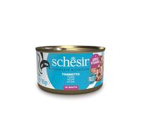 Schesir, Filets de Tonne en Bouillon, Aliment Humide Complet pour Chats, en boîte, ingrédients 100% naturels, sans cruauté 12 x 85 g