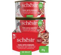 Schesir Gelée Thon Crevettes Boîte 85g