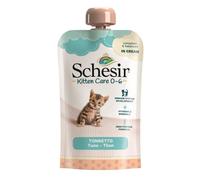 SCHESIR Kitten Care, pâte au thon, nourriture humide pour chatons, 150 g