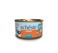 Schesir, Morceaux de Sardines, Aliment Humide Complémentaire pour Chats, Recette Originale, Ingrédients 100% Naturels, 12 boîtes de 70 g