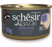 Schesir nach dunkler Katze Huhn & Ente Pastete 80gr Schesir - Malanico