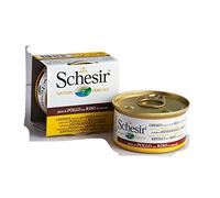 Schesir Natural Poulet & Riz | 24 x 85 g de Nourriture Humide pour Chat