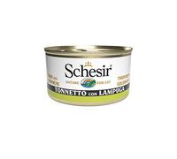 Schesir, Nourriture Humide pour Chats Adultes au goût de Thon avec mahi-mahi, Filets en gelée, Total 2,04 kg (24 boîtes de 85 g)