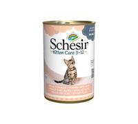 Schesir, Nourriture Humide pour Chats et Chiots au goût de thonnetto avec aloé en gelée - pour Chatons de 3 à 12 Mois - 24 boîtes de 140 g (Total 3,36 kg)